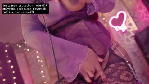 Succubus RoseMilk online show from February 25, 2025, 2:47 am