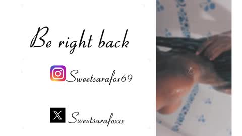 Snapshot of sweetsarafoxxx chatting on February 10, 2025, 9:58 pm Sara Sofia Libra online show from February 10, 2025, 9:58 pm