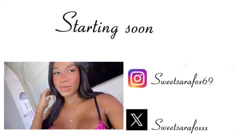 Snapshot of sweetsarafoxxx chatting on October 21, 2025, 6:41 pm Sara Sofia Libra online show from October 21, 2025, 6:41 pm