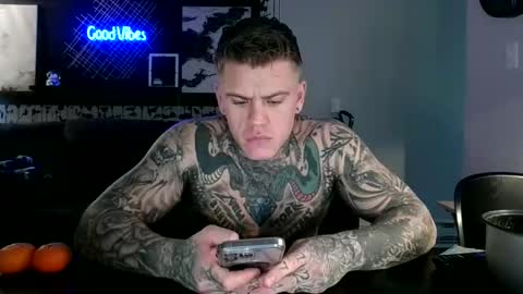 Snapshot of tatteddaddy9000 chatting on February 3, 2026, 6:57 pm D-Man online show from February 3, 2026, 6:57 pm