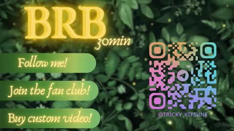 trickykitsune online show from September 13, 2025, 10:37 am