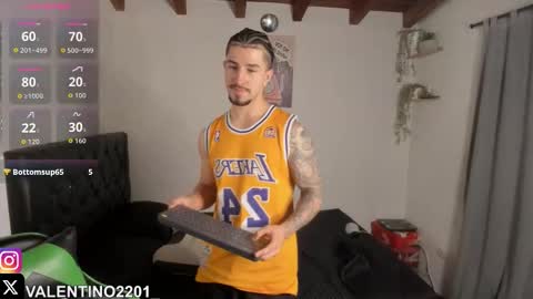 Snapshot of valentino2201 chatting on November 7, 2025, 12:43 am valentino online show from November 7, 2025, 12:43 am