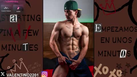 Snapshot of valentino2201 chatting on December 2, 2025, 3:34 am valentino online show from December 2, 2025, 3:34 am