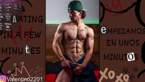 Snapshot of valentino2201 chatting on January 7, 2026, 1:08 am valentino online show from January 7, 2026, 1:08 am