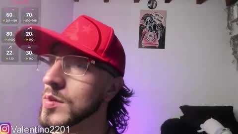 Snapshot of valentino2201 chatting on January 8, 2026, 2:47 am valentino online show from January 8, 2026, 2:47 am