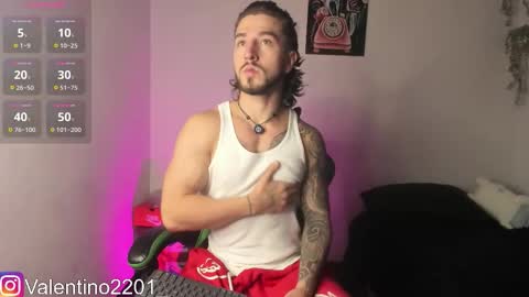 Snapshot of valentino2201 chatting on January 9, 2026, 2:36 am valentino online show from January 9, 2026, 2:36 am