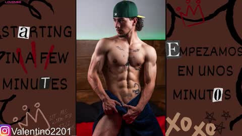 Snapshot of valentino2201 chatting on February 7, 2026, 2:26 am valentino online show from February 7, 2026, 2:26 am