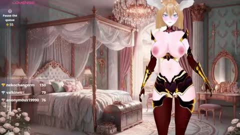 Valkie-Chan online show from November 18, 2025, 10:36 pm