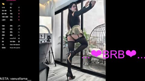 Snapshot of venus_flame chatting on June 17, 2026, 11:45 am VENUS online show from June 17, 2026, 11:45 am