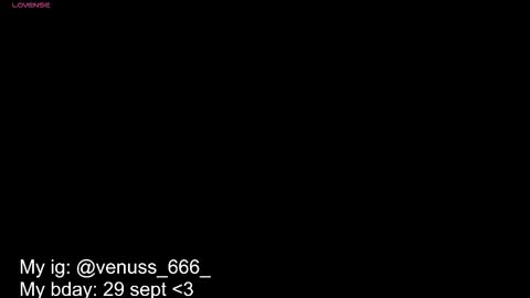   Venus  MY BDAY 29 SEPT online show from September 15, 2025, 6:52 pm