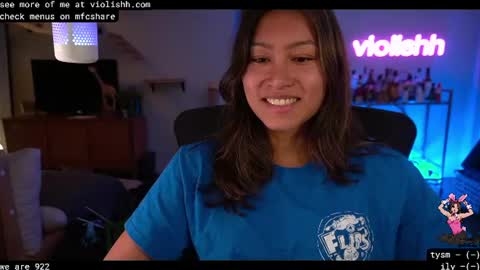 Snapshot of violishh chatting on June 11, 2026, 2:22 am follow me on twitter violishh and ig violishh online show from June 11, 2026, 2:22 am