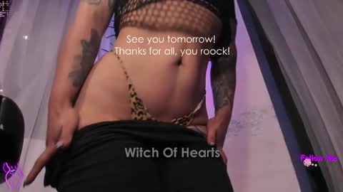 Snapshot of witchofhearts chatting on October 25, 2025, 3:58 am Luna Violeta A r t i s t online show from October 25, 2025, 3:58 am