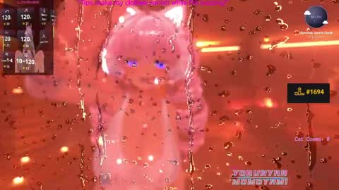 Snapshot of yorunyanmomoyami chatting on March 28, 2026, 2:44 am YoruNyan Momoyami online show from March 28, 2026, 2:44 am