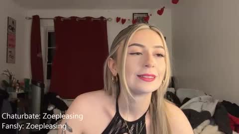 zoepleasing online show from February 13, 2026, 1:34 am