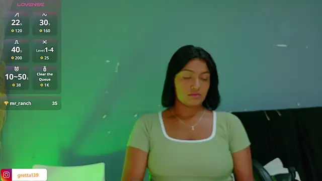  Gretta online show from October 1, 2025, 7:20 pm