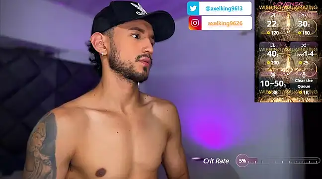 AxelKing1326 online show from January 3, 2025, 1:38 am