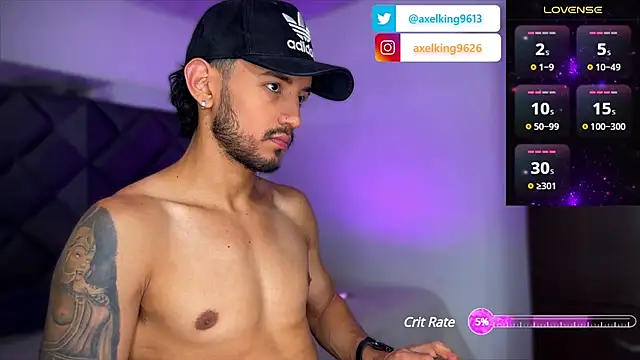 AxelKing1326 online show from February 10, 2025, 9:47 pm