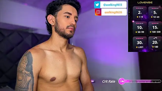 AxelKing1326 online show from March 18, 2025, 10:15 pm