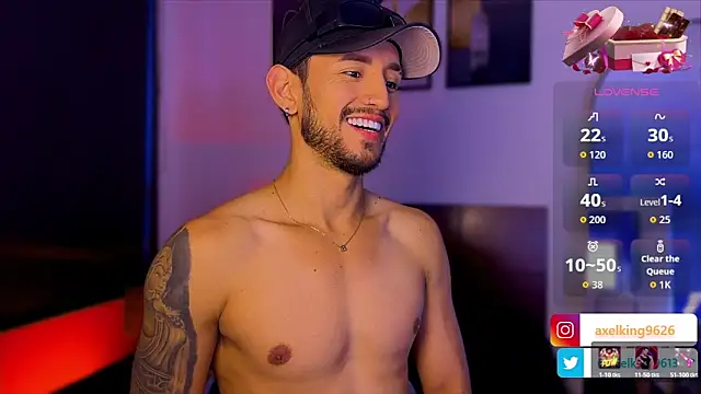 AxelKing1326 online show from February 16, 2026, 10:17 pm