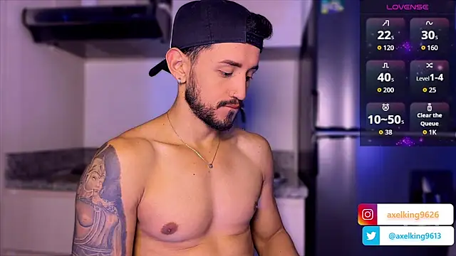 AxelKing1326 online show from April 5, 2026, 7:55 pm