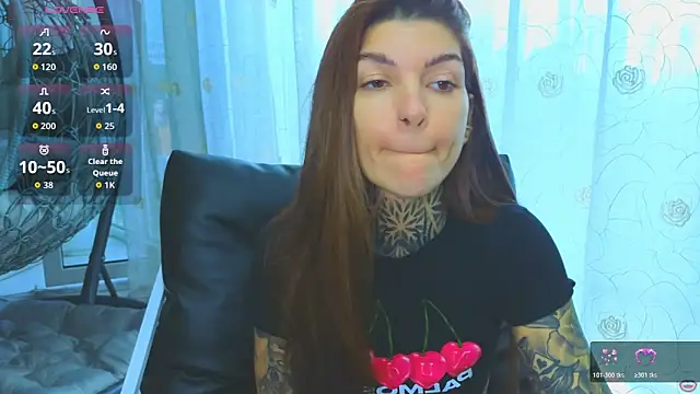 Snapshot of tattooedBabyy chatting on June 19, 2026, 9:57 am tattooedBabyy online show from June 19, 2026, 9:57 am