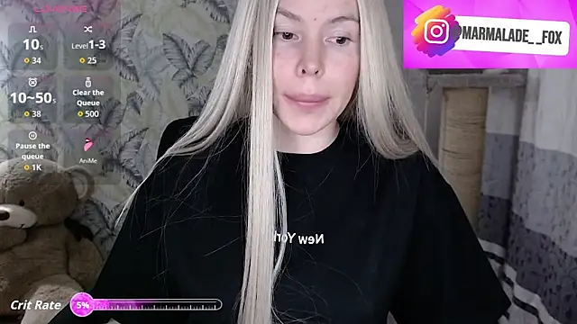 Marmalade Fox online show from March 13, 2026, 2:34 pm