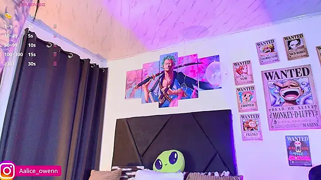 Aliceowenn online show from February 17, 2026, 9:10 pm