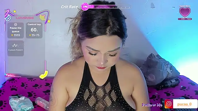 Snapshot of Pucaa_ chatting on July 16, 2026, 10:43 am Pucaa online show from July 16, 2026, 10:43 am