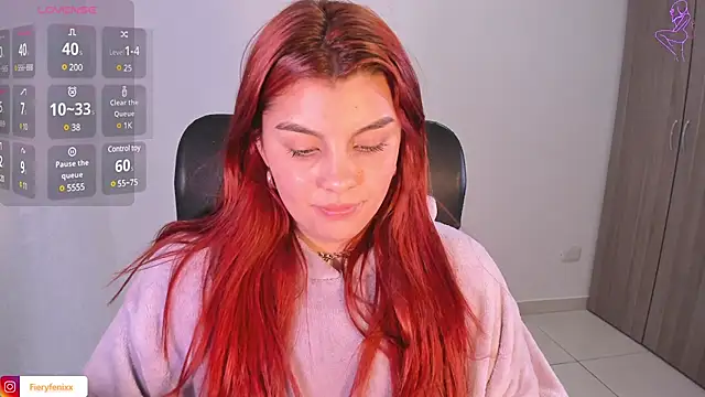 Snapshot of Fieryfenixx chatting on February 19, 2025, 6:44 am Fieryfenixx online show from February 19, 2025, 6:44 am