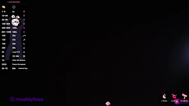 Snapshot of MaddyFooxx chatting on April 24, 2026, 10:56 pm MaddyFooxx online show from April 24, 2026, 10:56 pm