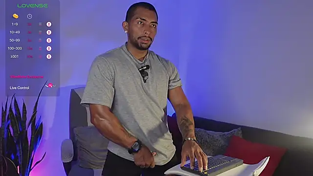 Couple muscle1 online show from April 21, 2026, 9:06 pm