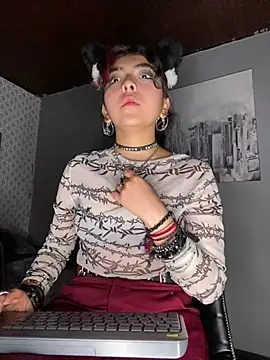 Snapshot of _Gothiccbitch_ chatting on January 8, 2025, 6:52 am Gothiccbitch online show from January 8, 2025, 6:52 am