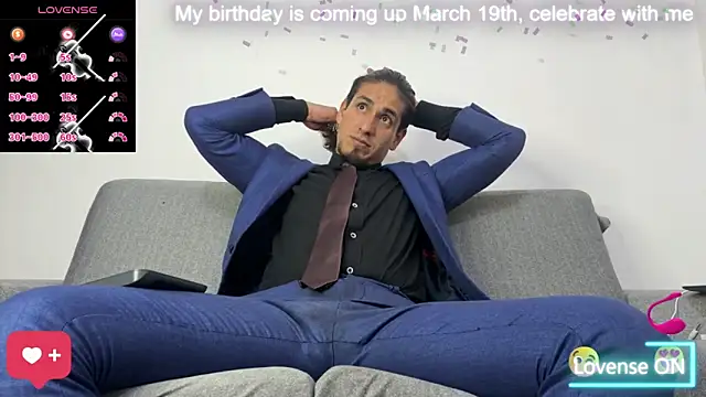 Tom blunt96 online show from March 7, 2026, 8:06 pm