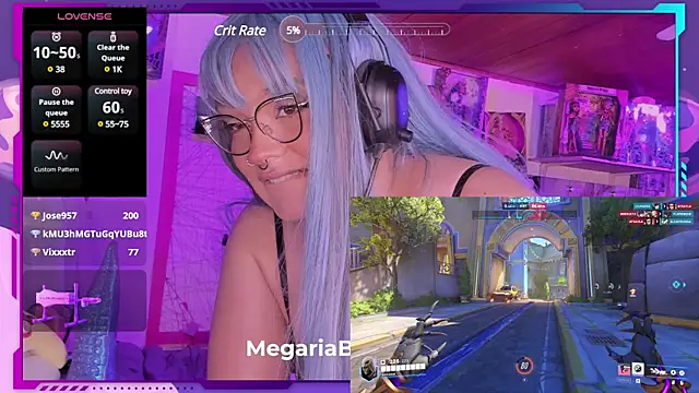 MegariaB online show from January 27, 2025, 7:14 am