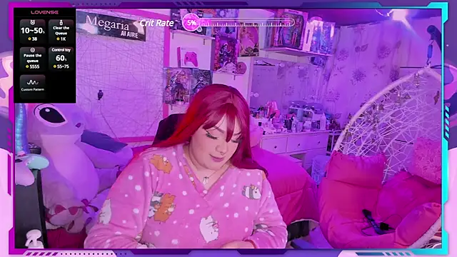 MegariaB online show from February 19, 2025, 5:05 am