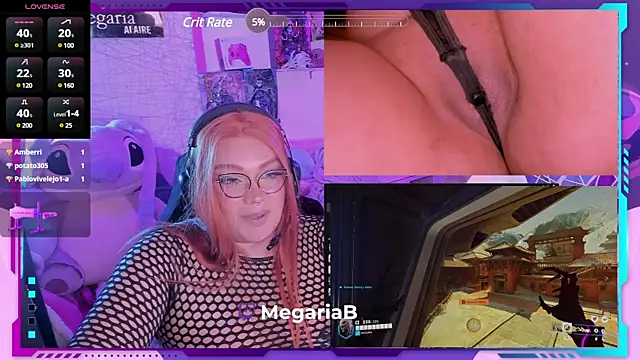 MegariaB online show from February 20, 2025, 7:45 am