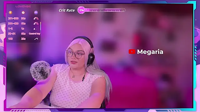 MegariaB online show from April 21, 2026, 4:30 am