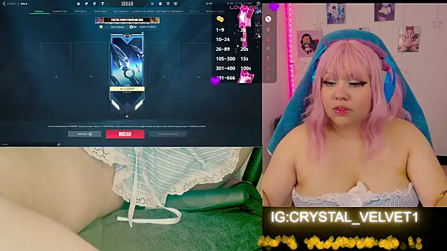 crystal7u7 online show from September 19, 2025, 8:09 pm