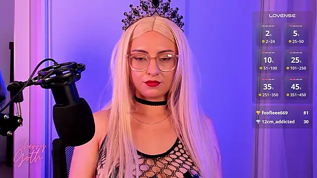 Snapshot of CherryGoth chatting on January 7, 2025, 3:02 pm CherryGoth online show from January 7, 2025, 3:02 pm