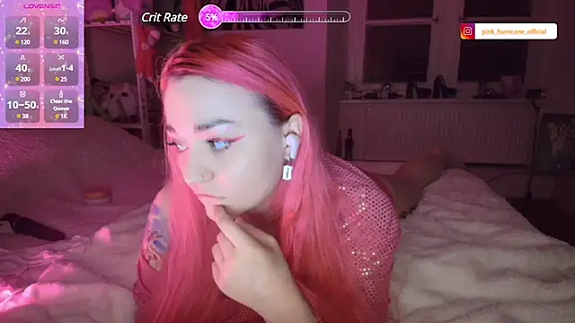 PinkHurricaneOfficial online show from January 13, 2025, 5:44 pm