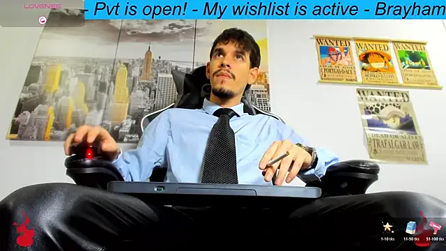 BRAYHAMBROWN online show from April 10, 2026, 11:09 pm