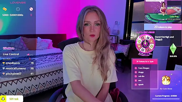 PrincessVS online show from January 25, 2025, 11:34 am