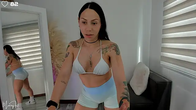 mimmyfit1 online show from February 17, 2025, 8:04 pm