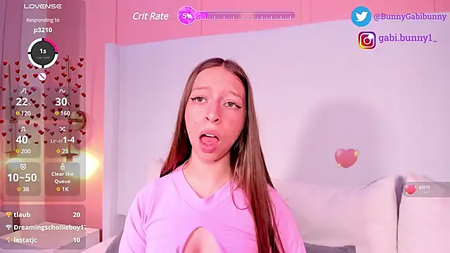 gabi bunny online show from February 24, 2025, 8:36 pm