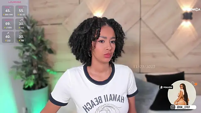 GemmaCarter  online show from March 11, 2025, 7:25 pm