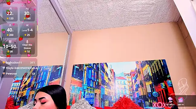 CristalLoren online show from March 19, 2025, 5:50 pm