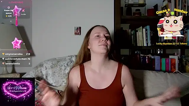 skywinters online show from February 22, 2026, 9:02 pm