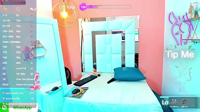 Alanna hot3 online show from February 5, 2025, 11:17 pm