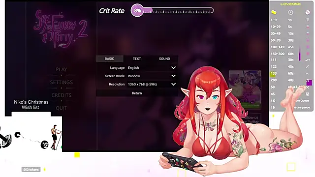 NikkoTyan online show from December 21, 2024, 5:29 pm