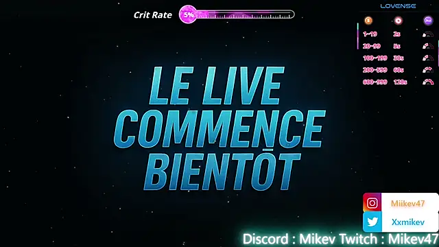 Mikev online show from January 12, 2026, 6:57 pm